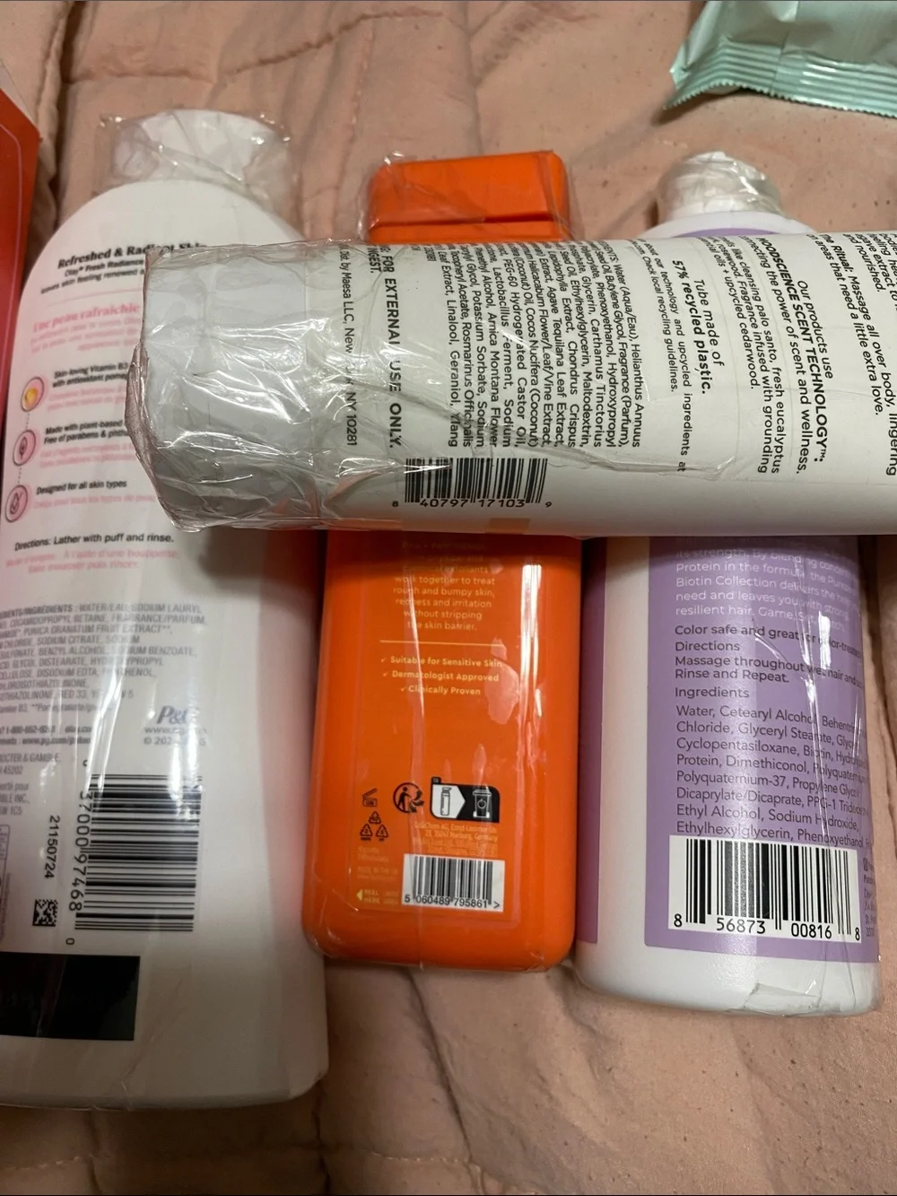 Huge bundle of brand new body care hygiene products. Top brands free gifts